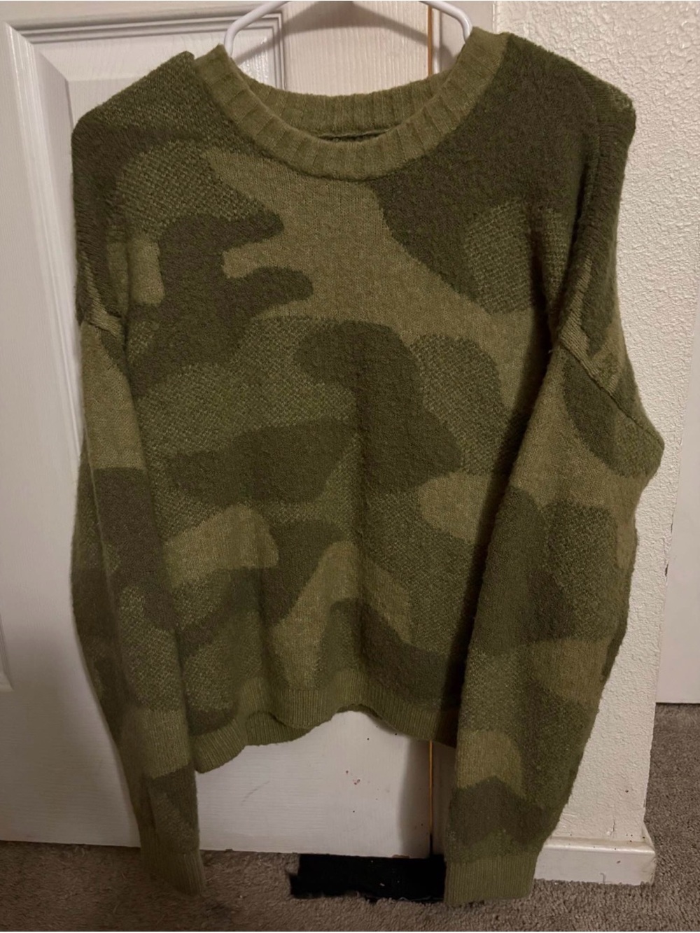 Lucky brand camo sweater